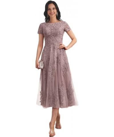 Lace Appliques Tulle Mother of The Bride Dresses for Wedding 2023 Long Formal Evening Gown with Sleeves Olive Green $44.19 Dr...