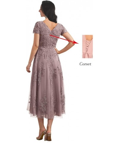 Lace Appliques Tulle Mother of The Bride Dresses for Wedding 2023 Long Formal Evening Gown with Sleeves Olive Green $44.19 Dr...