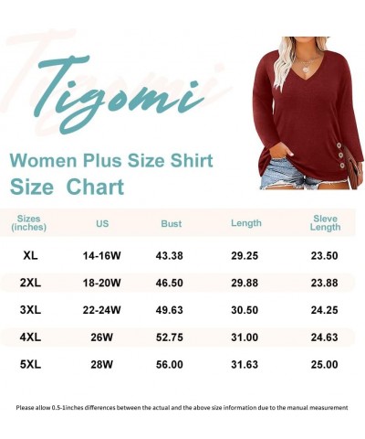 Plus Size Shirts Women Long Sleeve V Neck Basics Leopard Floral Camouflage Print Cute Casual Tops XL-5XL 9_ F009_ Buttons _ R...