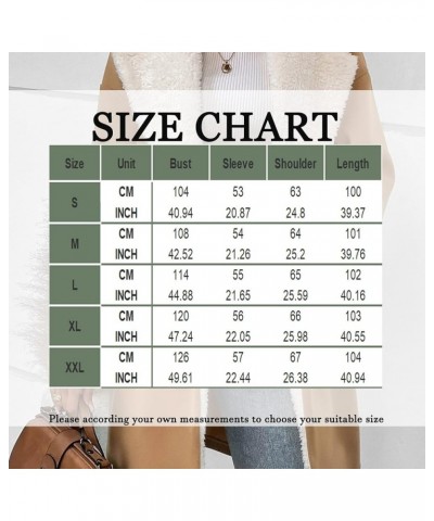 Long Winter Coats for Women Winter Jackets Faux Short Plush Long Sleeve Open Front Warm Casual Jacket Coat Outwear Jackets 8-...