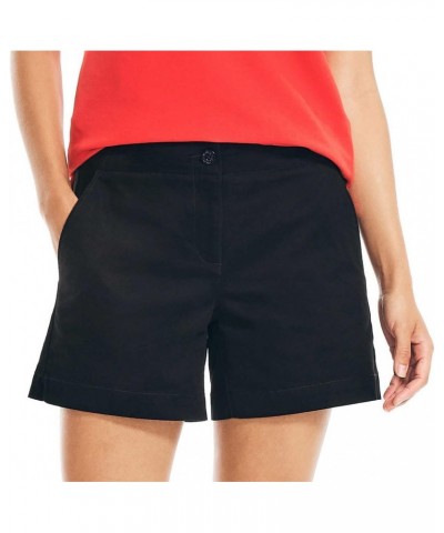 Womens Mid-Rise Cotton Shorts, Summer 5 Black $15.16 Shorts