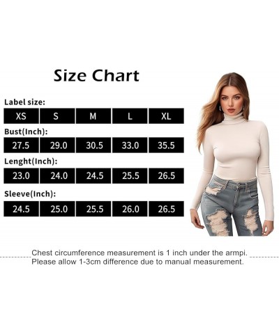 Womens Turtleneck Tops Long Sleeve Ribbed Knit Slim Fitted Thermal Underscrubs Basic Layering T-Shirt Black $9.99 Underwear