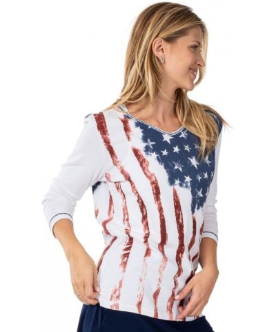 Patriotic Shirts for Women | Womens 4th of July Shirt | Stars & Stripes Fourth of July Shirts for Women 15630 $22.05 T-Shirts