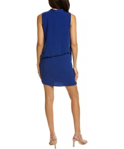 Women's Blouson Draped Dress Bengal Blue $55.43 Dresses