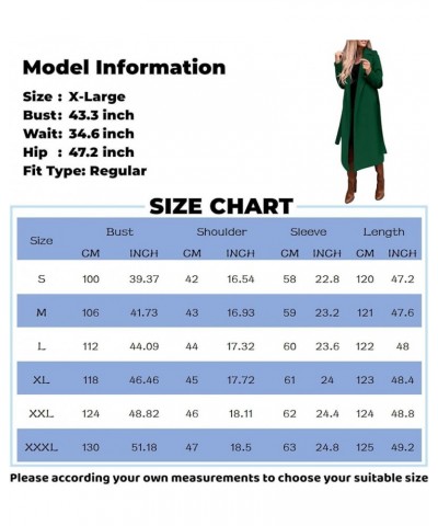 Women's Trench Coats Fall Winter Elegant Lapel Coat Solid Color Long Coat 2023 Jackets Fashion, S-3XL 2-pink $33.35 Coats