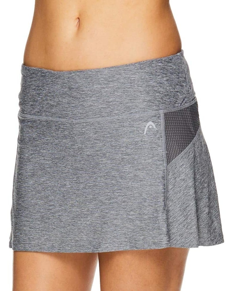 Women's Athletic Tennis Skort - Performance Training & Running Skirt Fresh Mesh Quietshade Heather $11.28 Skirts