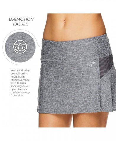 Women's Athletic Tennis Skort - Performance Training & Running Skirt Fresh Mesh Quietshade Heather $11.28 Skirts