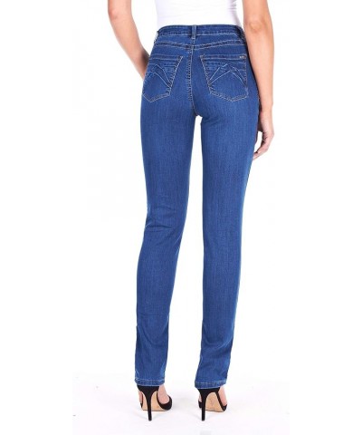 Women's Olivia Slightly Curvy Fit Slim Leg Jeans Delight Supreme Denim $58.98 Jeans