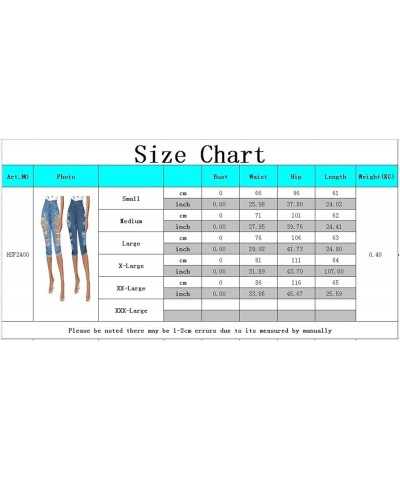 WUAI Bermuda Shorts for Women Knee Length Biker Denim Shorts Distressed Stretchy Curvy Ripped Jeans Shorts Plus Size Light Bl...