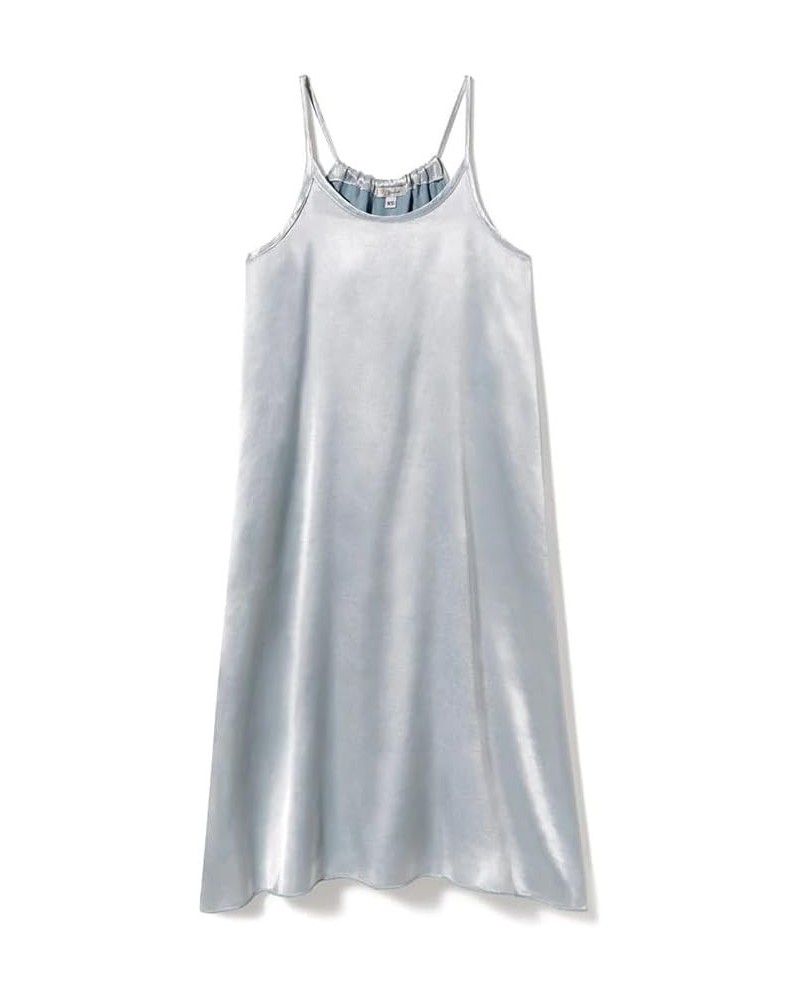 Women's Ruby-Long Satin Spaghetti Tank Gown Morning Blue $21.28 Sleep & Lounge