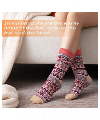 Womens Wool Socks - 5 Pairs Thick Soft Women's Socks, Winter Socks for Women Men, thermal socks for women sock 11 $7.55 Activ...