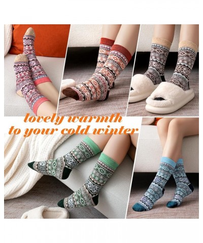 Womens Wool Socks - 5 Pairs Thick Soft Women's Socks, Winter Socks for Women Men, thermal socks for women sock 11 $7.55 Activ...