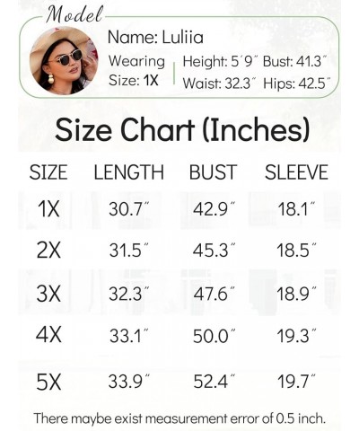 Women Plus Size Cardigan 3/4 Sleeve Plus Size Tops Open Front Soft Lightweight Loose Casual Long Cardigan Pockets Hawaii Leaf...