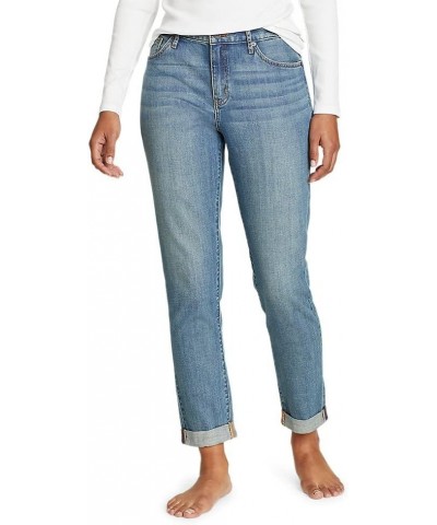 Women's Boyfriend Jeans - Slim Leg Tall Washed Indigo $18.90 Jeans