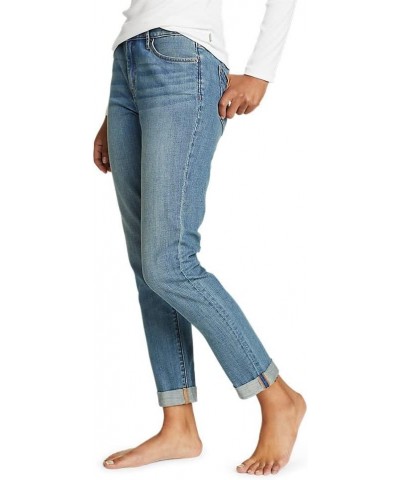 Women's Boyfriend Jeans - Slim Leg Tall Washed Indigo $18.90 Jeans