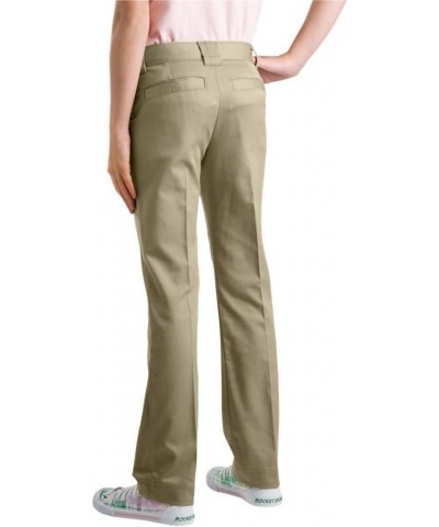 Juniors Plus Size Slim Straight Stretch Pant Desert Sand $19.27 Pants