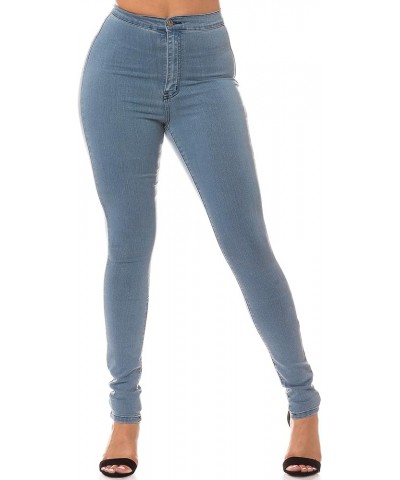 Aphrodite High Waisted Jeans for Women - High Rise Waist Stretch Skinny Slim Fit Basic Denim Pants 4360 / Light Blue $19.38 J...