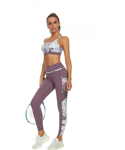 Women's Capri Yoga Pants Exercise Running Workout Leggings with Pockets 3173b-026 $15.38 Leggings