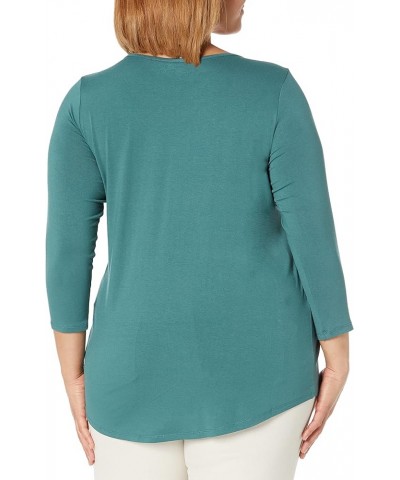 Women's Plus Size Top Milly Pleat PLN Teal $14.18 Blouses