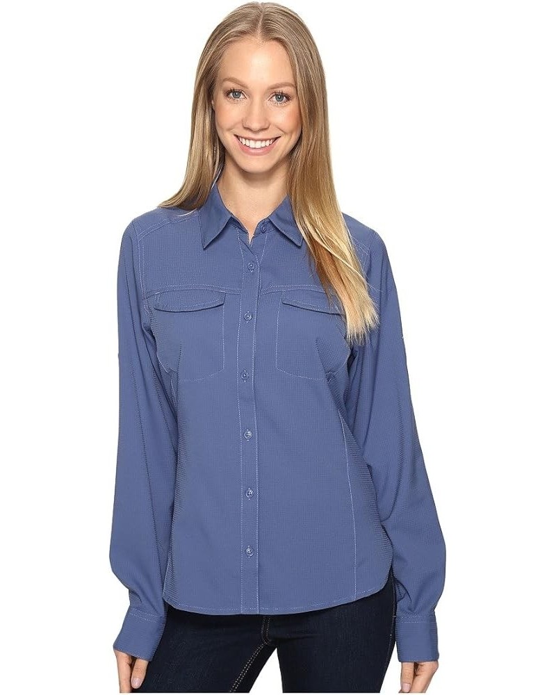 Women's Silver Ridge Lite Long Sleeve Shirt Bluebell $12.94 Blouses