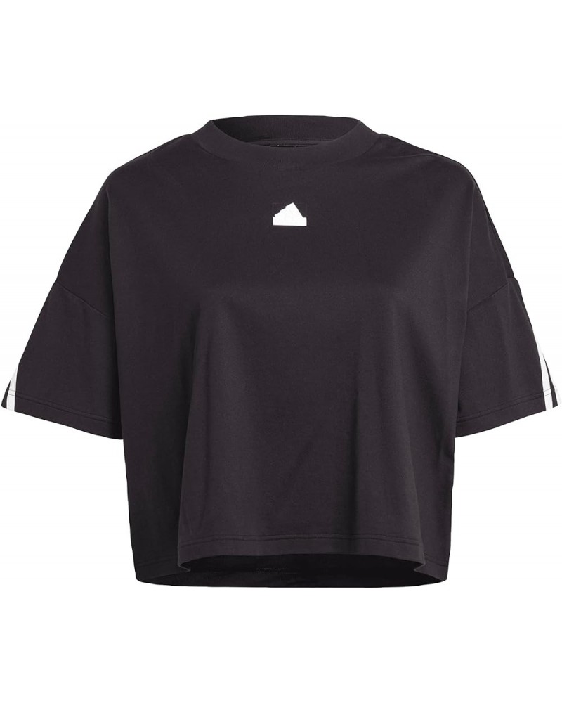 Women's Future Icon Three Stripes T-Shirt Black $13.05 Activewear