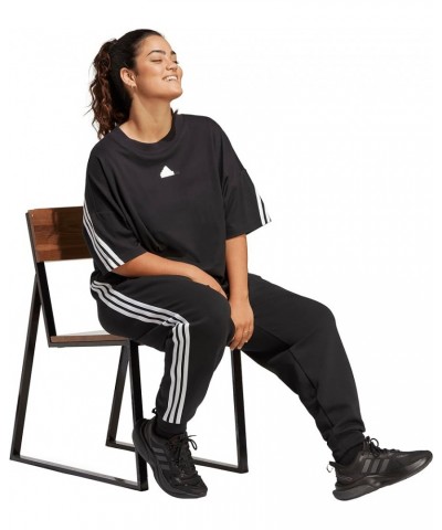 Women's Future Icon Three Stripes T-Shirt Black $13.05 Activewear