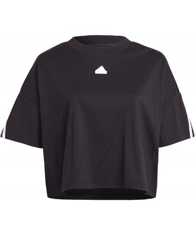 Women's Future Icon Three Stripes T-Shirt Black $13.05 Activewear