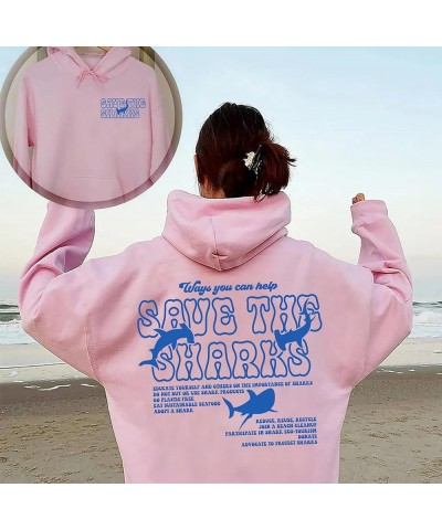 Save The Sharks Hoodie, Surfing Hoodie, Shark Lover Gift, Respect The Locals Hoodie, Shirt Ocean Shirt, Shark Hoodie Dark Hea...