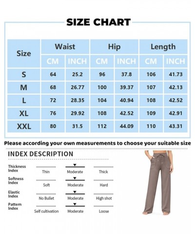 Flare Yoga Pants with Pockets for Women High Waisted Wide Leg Sweatpants Comfy Lightweight Straight Leg Yoga Trousers A04-dar...