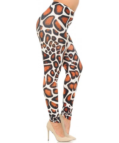 Creamy Soft Leggings - Premium Women's Plus Size Leggings & Designs - by USA Fashion™ Giraffe Print $17.89 Leggings