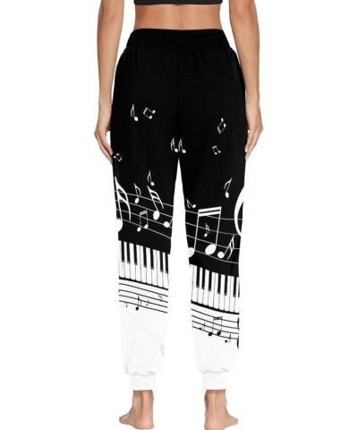 Lightweight Joggers Casual Slim Sweatpants Track Pants with Pockets, Size S-5XL Piano Keys & Notes $17.15 Sweatpants