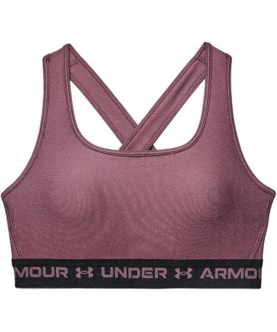 Women's Crossback Mid Impact Sports Bra Ash Plum (554)/Ash Plum $16.27 Lingerie