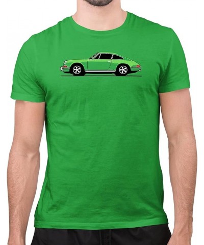 Porsche 911 Illustration T Shirt Sports Car T Shirt Red $12.22 T-Shirts