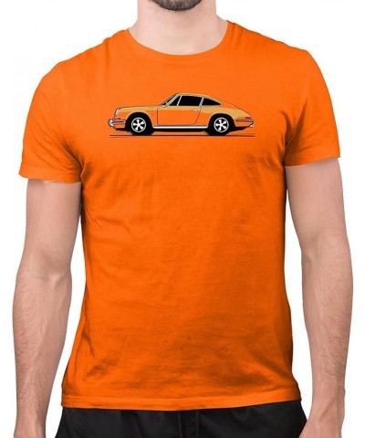 Porsche 911 Illustration T Shirt Sports Car T Shirt Red $12.22 T-Shirts