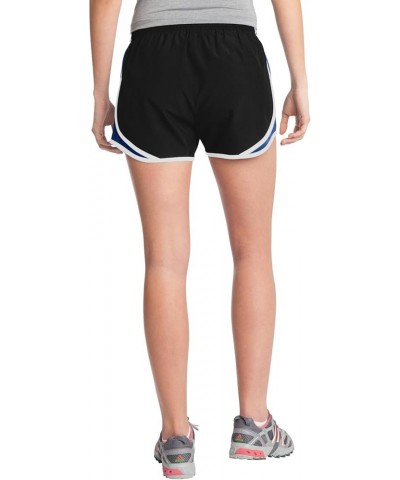 Ladies Cadence Short. LST304 Black/ True Royal/ White $8.24 Activewear