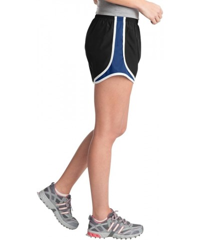 Ladies Cadence Short. LST304 Black/ True Royal/ White $8.24 Activewear