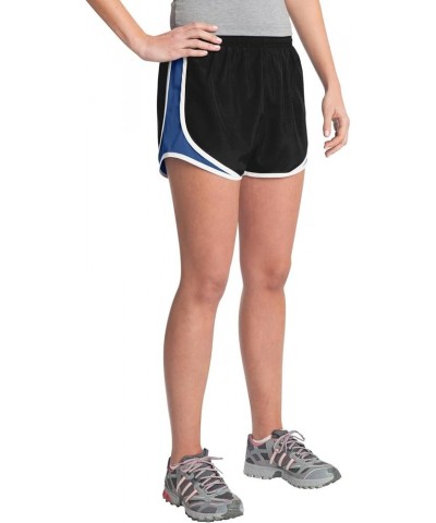 Ladies Cadence Short. LST304 Black/ True Royal/ White $8.24 Activewear