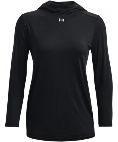 Team Knockout Womens Long Sleeve Hoodie Black / White $29.35 Activewear