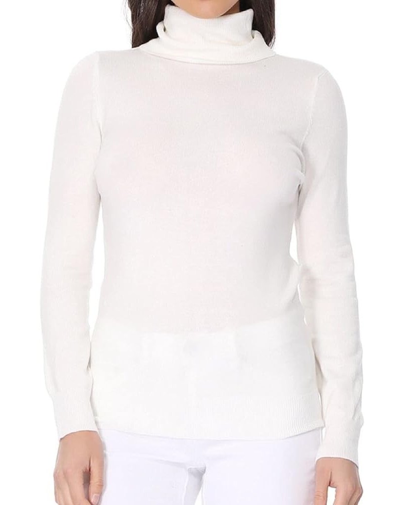 Women's Knit Pullover Sweater – 3/4 Sleeve Crewneck Soft Casual Lightweight Basic Solid Knitted Top B.mk3349 - Ivory $8.82 Sw...