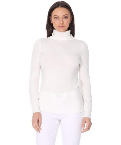 Women's Knit Pullover Sweater – 3/4 Sleeve Crewneck Soft Casual Lightweight Basic Solid Knitted Top B.mk3349 - Ivory $8.82 Sw...