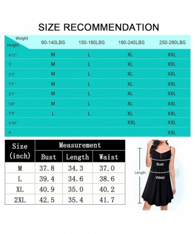 Women's Sun Dress Summer Beach Dresses for Women Spaghetti Strap V Neck Knee Length Flowy Cami Dress Royal Blue $18.19 Dresses