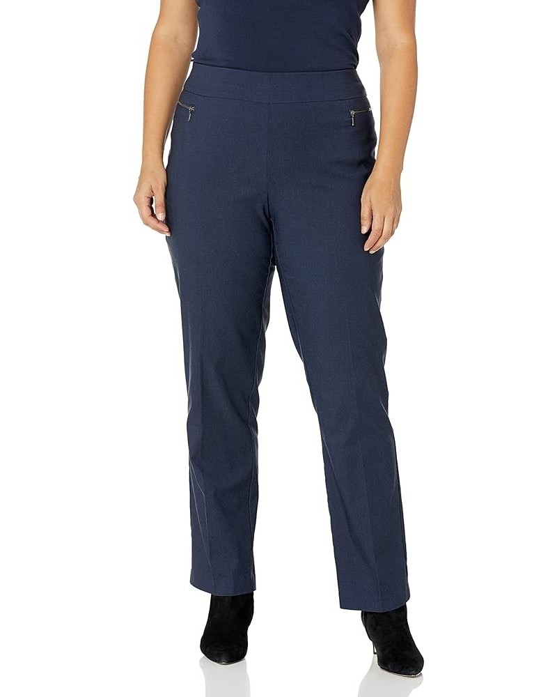 Women's Plus Size Pant Sstretch Zip Tall Indigo $15.39 Pants