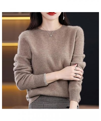 Cashmere Sweaters for Women,Cashmere Sweaters for Women Trendy,Cashmere Sweater Women,Cashmere Sweaters Dark Purple $16.63 Sw...