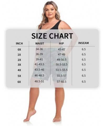 Swim Shorts Women Plus Size 3" 6.5" Swimsuit,Quick Dry&High Waist Tankini Bottom,UPF50+ Swimwear Shorts with Liner 0X-6X 6.5"...