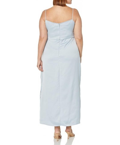 Women's Plus Size Drapped Slip Dress Blue Bell $10.73 Dresses