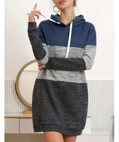 Casual Long Hoodies Long Sleeve Pullover Drawstring Basic Hooded Long Sweatshirts Dress Top for Womens with Plus Size Cwohol1...