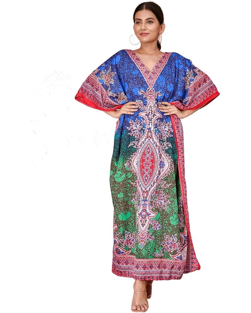 REYNOSOHOMEDECOR---- Kimono Kaftan Dress for Women` Elegant, Miami,lbiza,Holiday Dress,Evening Dress,Loose fit Purple & Green...