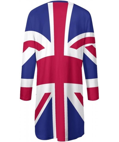 Womens Casual Hoodies Pullover Tops British Flag Long Sleeve Sweatshirts T-Shirt Fall Clothes XL Large White-2 $18.81 Hoodies...