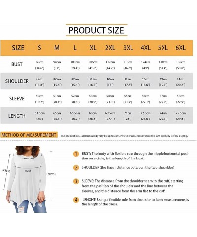 Plus Size Tunic Tops Long Sleeve Shirts for Women Swing Flowy Loose Colorful Leopard Print $12.60 Tops