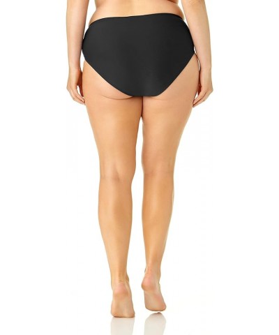 Catalina Women's Plus-Size High Waist Bikini Swim Bottom Swimsuit Black $8.47 Swimsuits